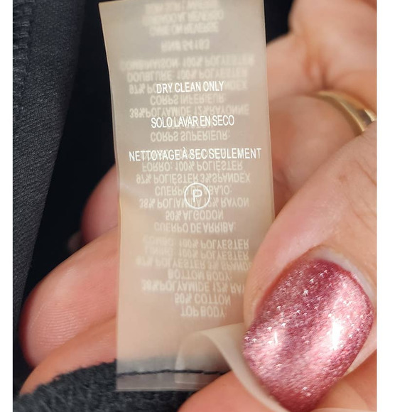 Karl Lagerfeld Black‎ Lace Tulip Hemline Sleeveless Dress Knee Length Size 2 - Picture 13 of 16